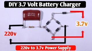 Diy 37 Volt Battery Charger220 Volt to 37 Volt [upl. by Bihas]