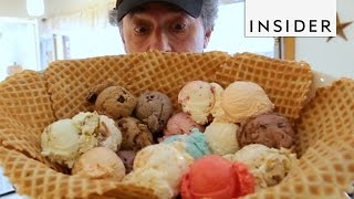 Giant Waffle Cone Ice Cream Sundae [upl. by Ajdan]