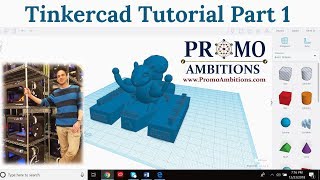 Tinkercad Tutorial Part 1  Interface and Movement [upl. by Assadah]