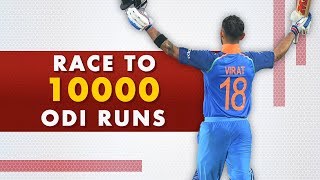 Virat Kohli Fastest ever to 10000 ODI runs [upl. by Bonucci]