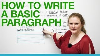 How to write a basic paragraph [upl. by Yddur324]