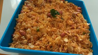 Poha recipe How to make Poha ChivdaNylon poha Chivda [upl. by Eekorehc]