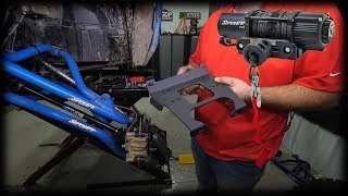 How to install Winch Mount and Winch on Polaris RZR 1000  SuperATV [upl. by Hadik]