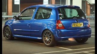 Renault Clio 172 Cup LAUNCH CONTROL [upl. by Nassir686]