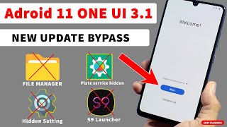 SAMSUNG ANDROID 11 FRP BYPASS  UPDATE ONE UI 31 UNLOCKED [upl. by Meter]