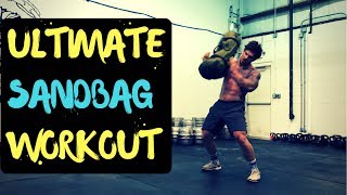 HOW TO GET SHREDDED BEST SANDBAG WORKOUTS [upl. by Weinert520]