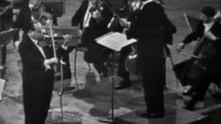 David Oistrakh  Bach Violin Concerto in A minor 3rd mvt [upl. by Slosberg]