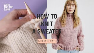 How To Knit The Eden Sweater [upl. by Ahseyi]