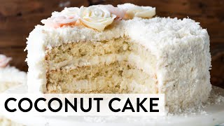 Fluffy amp Moist Coconut Cake  Sallys Baking Recipes [upl. by Aicenert]