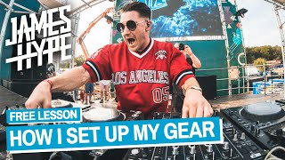 How To Set Up DJ Gear Like James Hype 🔥 Free DJ Tutorial [upl. by Anastice943]