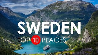 Top 10 Beautiful Places to Visit in Sweden  Sweden Travel Video [upl. by Tterej]