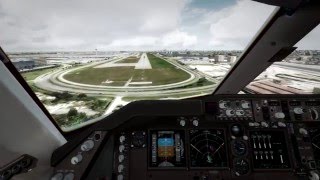 Prepar3D V32  Ignoring predictive windshear warning [upl. by Winnah]