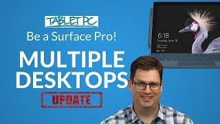 How to use Windows 10 Multiple Desktops UPDATED 2019 [upl. by Aiek]