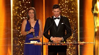 Robert Lewandowski Najlepszym Sportowcem Roku 2020 Wzruszające przemówienie  Gala Mistrzów Sportu [upl. by Earle]