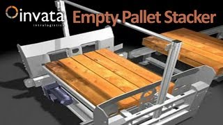 Empty Pallet Stacker  Invata Intralogistics [upl. by Margarita309]