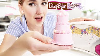 Baking A Mini Cake In An Easy Bake Oven [upl. by Yuzik531]