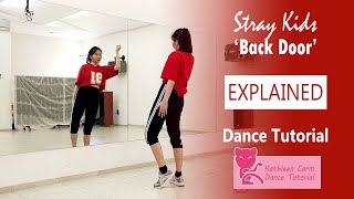 Stray Kids quotBack Doorquot Dance Tutorial  EXPLAINED  Mirrored [upl. by Grearson]