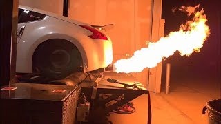 FIRE BREATHING Stillen Supercharged Nissan 370Z Dyno amp Street Pulls [upl. by Ganley]