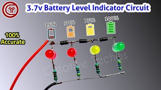 37 volt battery level indicator circuit [upl. by Talanta72]