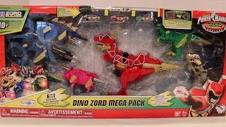 Dino Zord Mega Pack Review Power Rangers Dino Charge [upl. by Trudi553]