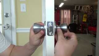 TUTORIAL  How To Change A Door Knob Home Repair [upl. by Adalheid74]