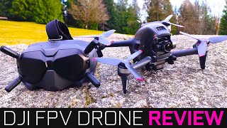 Crazy Fast Drone  DJI FPV Combo Review [upl. by Hennie]