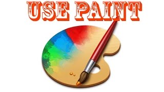 How to use paint in windows 10 [upl. by Enyamart]