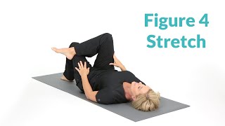 Figure 4 Piriformis Stretch for Sciatica Pain [upl. by Luapnhoj]