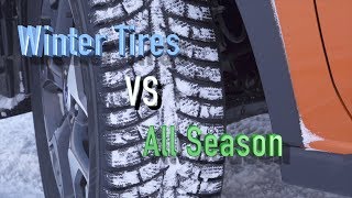 Winter tires VS All Season Tires Proof that you need WINTER TIRES [upl. by Ycnay873]