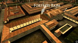 Animation of ancient Roman Fort in Caerleon Wales [upl. by Oiramej]