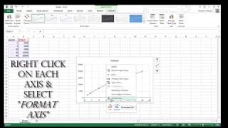 how to draw loglog graph with Microsoft excel [upl. by Tilly]