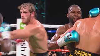 Logan Paul vs Floyd Mayweather Fight HIGHLIGHTS [upl. by Guise]