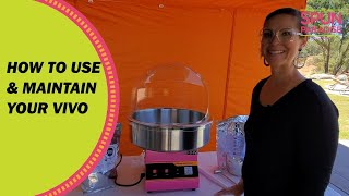 How To Use a Vivo Cotton Candy Machine [upl. by Nwahsd64]