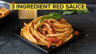 How to make the SIMPLEST ITALIAN PASTA SAUCE at home [upl. by Town]