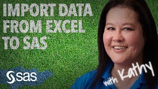 SAS Tutorial  How to import data from Excel to SAS [upl. by Delisle]