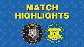 HIGHLIGHTS  Worksop Town 21 Stockton Town [upl. by Raman297]