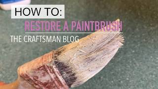 How To Restore a Paintbrush [upl. by Coney]