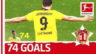 Robert Lewandowski  All Bundesliga Goals for Dortmund  Bundesliga 2017 Advent Calendar 1 [upl. by Rakel]