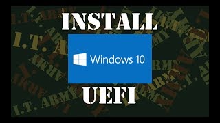 Install Windows 10 in UEFI Mode [upl. by Pedaias626]