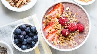 Acai Bowls  Healthy Recipes  Weelicious [upl. by Ynohtnael677]