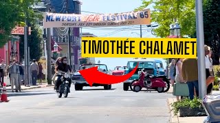 Inside Look Timothée Chalamets Cape May Movie Set Tour [upl. by Noyerb]