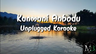 Kanmani AnboduUnplugged Karaoke with LyricsMelobytesAlen Saji [upl. by Assiralk]