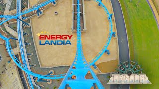 ABYSSUS Double Launch Coaster  POV  Premier 2021 AQUALANTIS  Energylandia [upl. by Besse969]