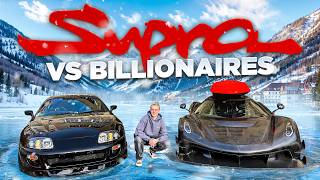 1000HP Supra terrorizing Billionaires Hypercarmeet in Switzerland [upl. by Lurleen]