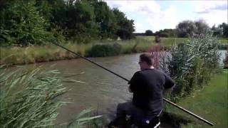 Fishing Westwood Lakes Boston [upl. by Yleve812]