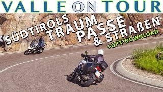 Südtirol Motorrad Tour  die schönsten Pässe und Straßen der Dolomiten [upl. by Nna962]