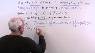 Ch1Pr7 Total Differential Approximation [upl. by Aridnere]