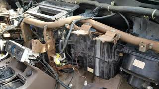 2000 nissan frontier heater core replacement [upl. by Ycniuq]