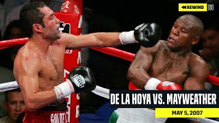 FULL FIGHT  Oscar De La Hoya vs Floyd Mayweather DAZN REWIND [upl. by Lletram]