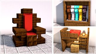 Minecraft 30 Medieval Interior Build Ideas and Hacks [upl. by Seow]